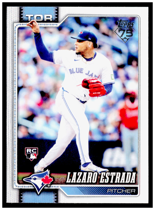 2026 Topps Lazaro Estrada Card RC Toronto Blue Jays #299