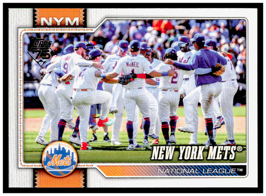 2026 Topps New York Mets Card New York Mets #291