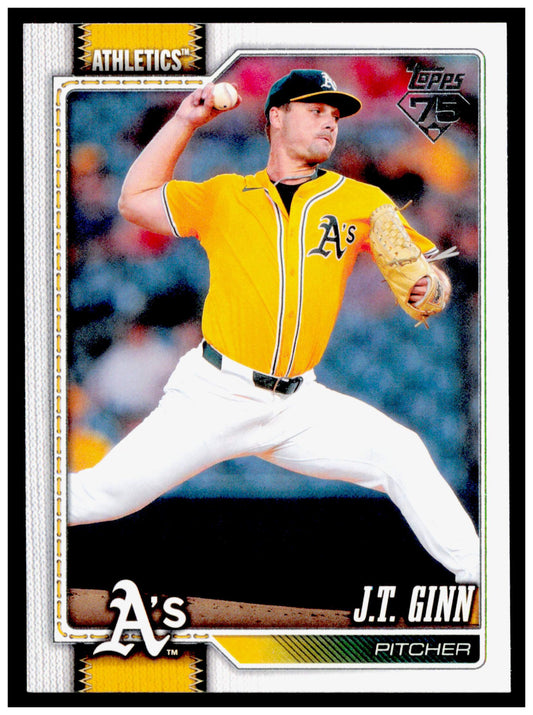 2026 Topps J.T. Ginn Card Athletics #153