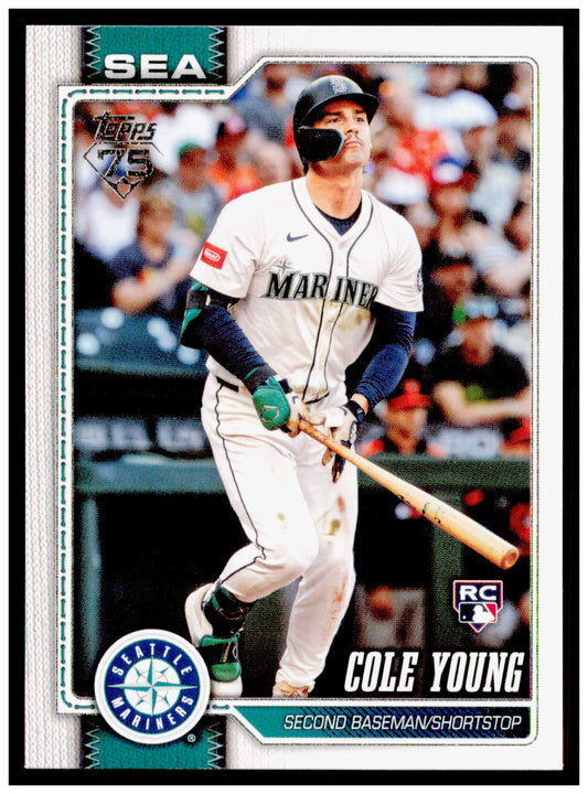 2026 Topps Cole Young Card RC Seattle Mariners #129
