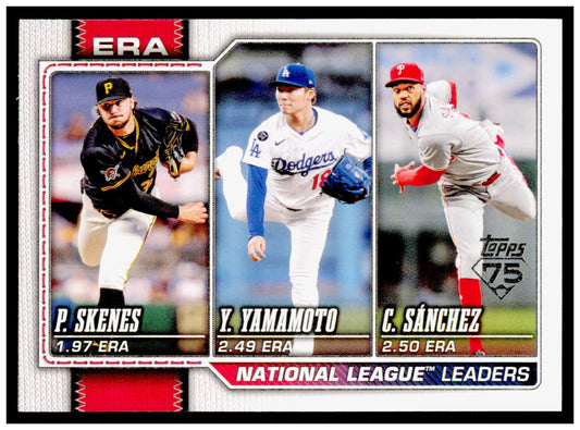 2026 Topps National League Leaders ERA  Card #203