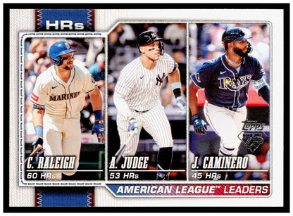 2026 Topps American League Leaders HRs Card #38