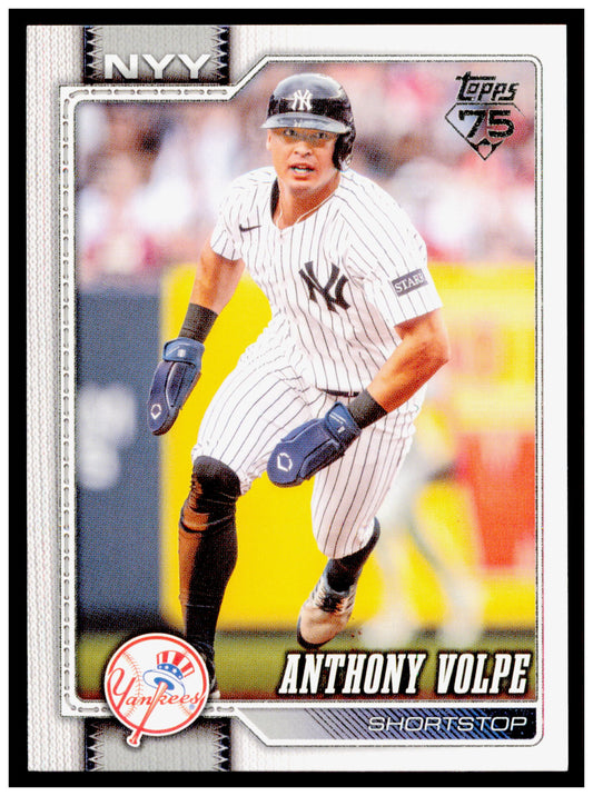 2026 Topps Anthony Volpe Card New York Yankees #308