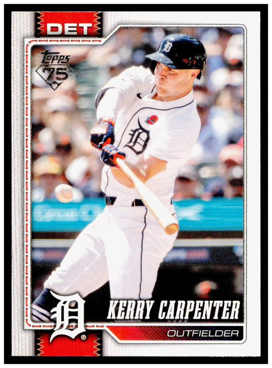 2026 Topps Kerry Carpenter Card Detroit Tigers #61