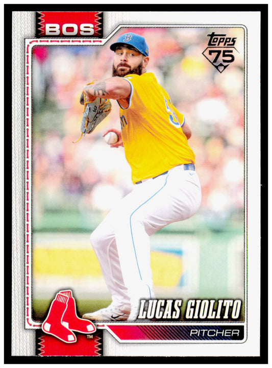 2026 Topps Lucas Giolito Card Boston Red Sox #253