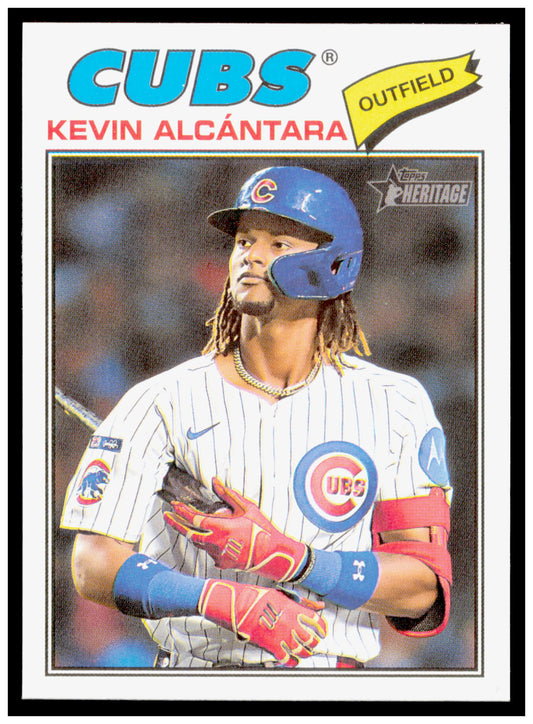 2026 Topps Heritage Kevin Alcántara Card Chicago Cubs #157