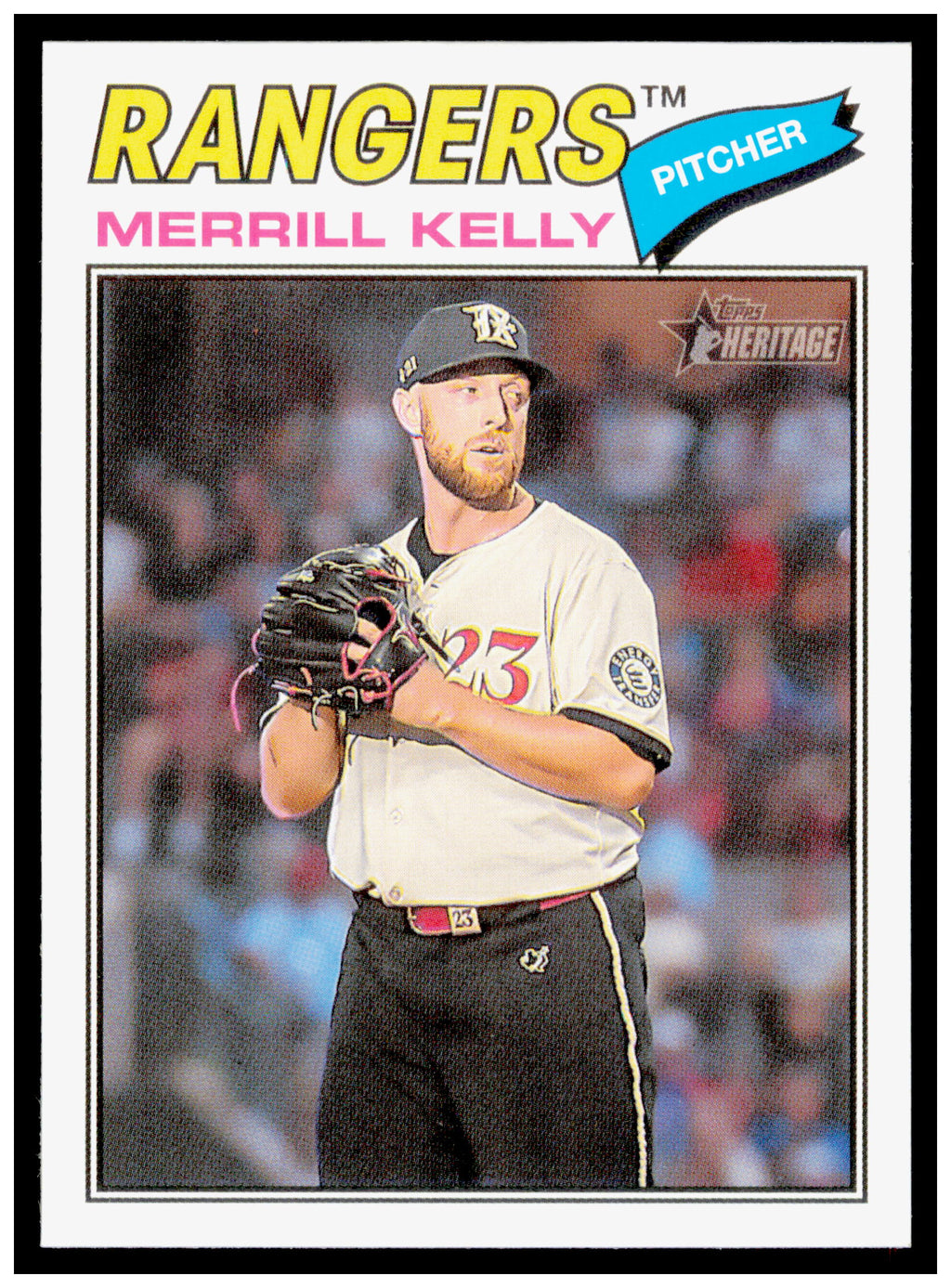 2026 Topps Heritage Merrill Kelly Card Texas Rangers #316
