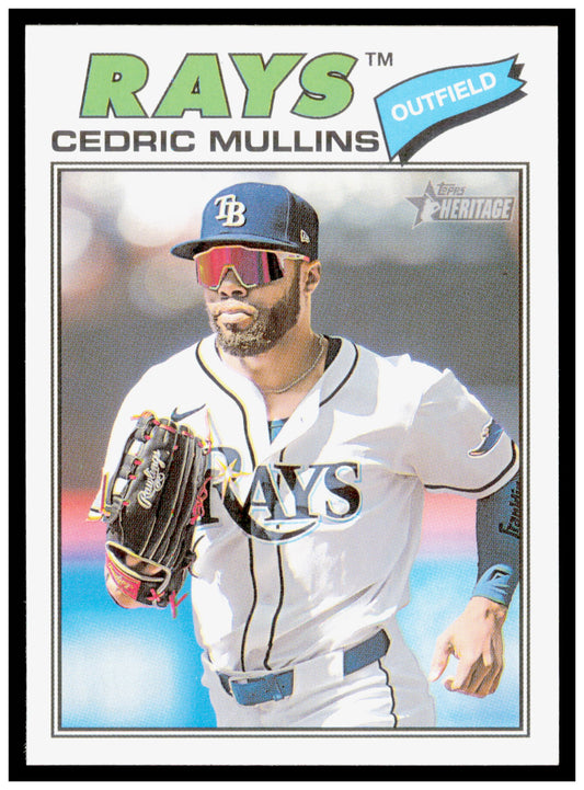 2026 Topps Heritage Cedric Mullins Card Tampa Bay Rays #284