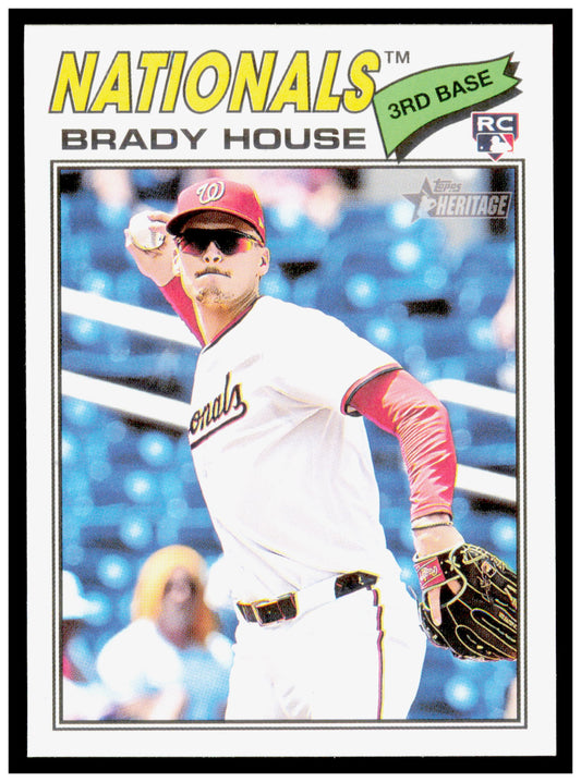 2026 Topps Heritage Brady House Card RC Washington Nationals #153
