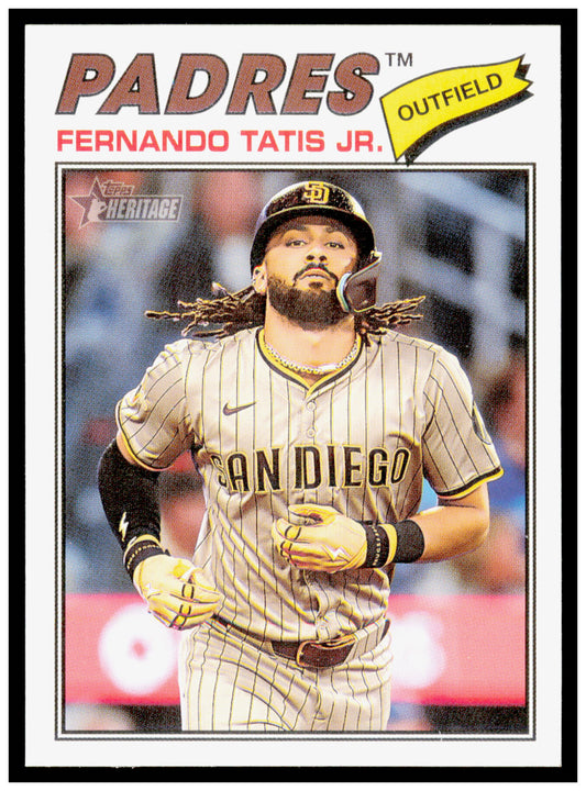 2026 Topps Heritage Fernando Tatis Jr. Card San Diego Padres #322