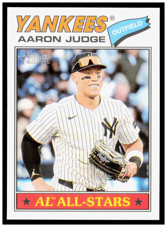 2026 Topps Heritage Aaron Judge Card New York Yankees #10