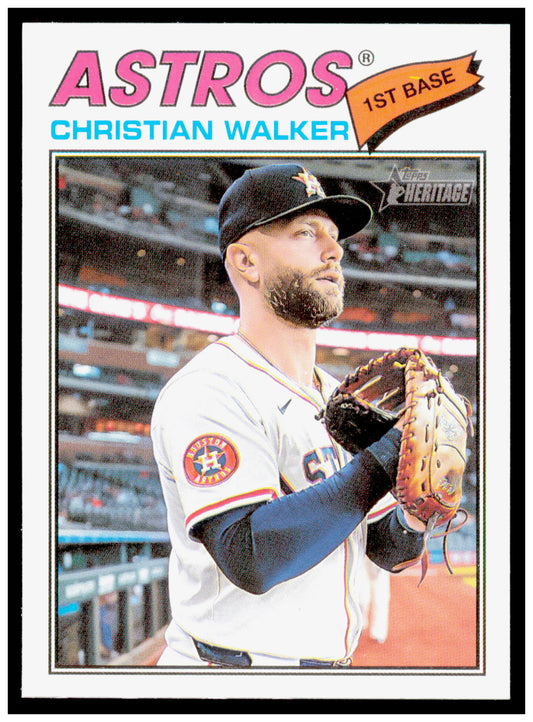 2026 Topps Heritage Christian Walker Card Houston Astros #217