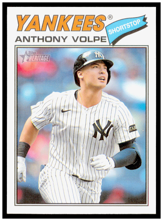 2026 Topps Heritage Anthony Volpe Card New York Yankees #297