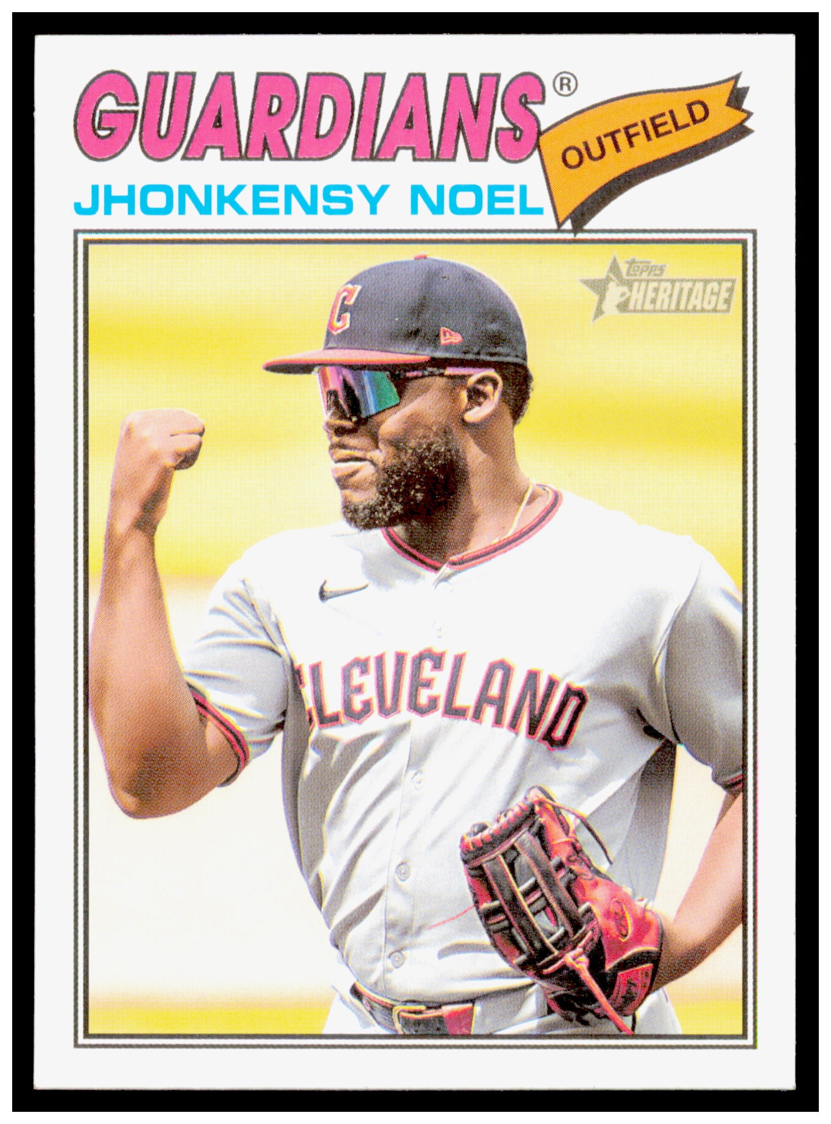 2026 Topps Heritage Jhonkensy Noel Card Cleveland Guardians #197