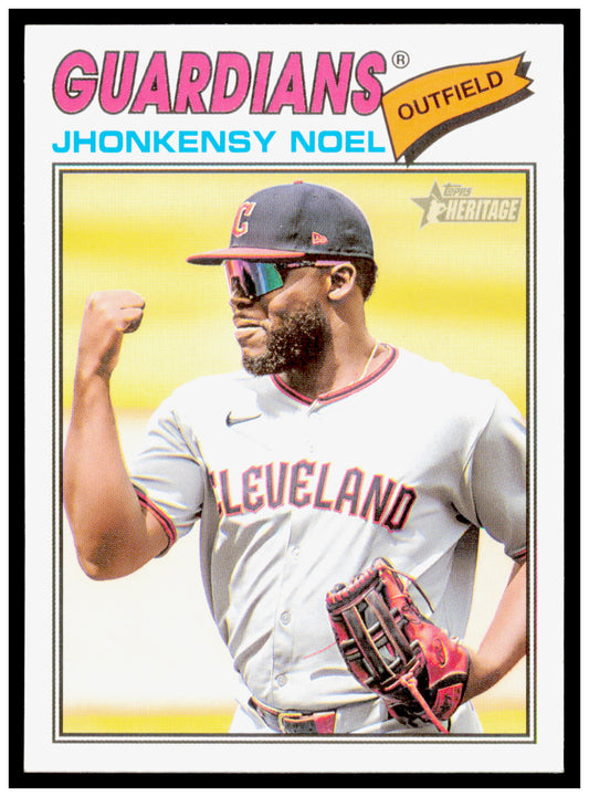 2026 Topps Heritage Jhonkensy Noel Card Cleveland Guardians #197