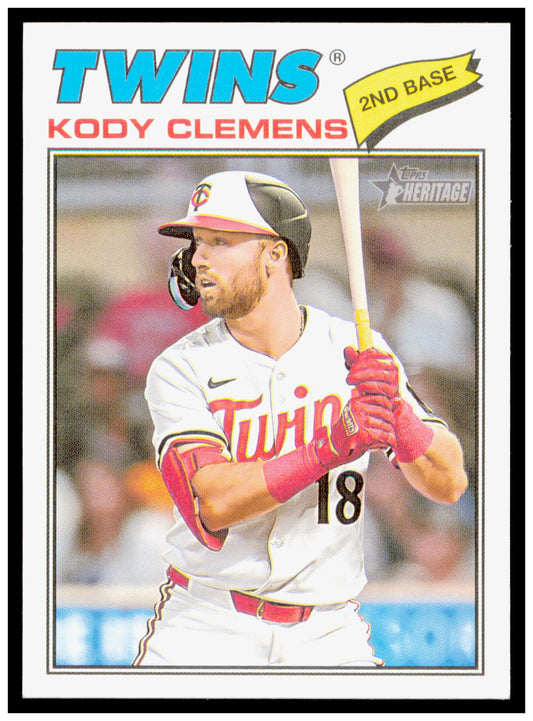 2026 Topps Heritage Kody Clemens Card Minnesota Twins #321