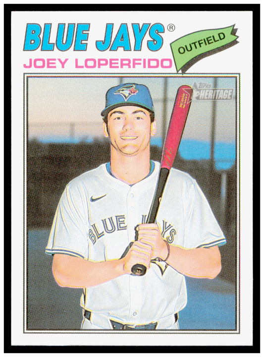 2026 Topps Heritage Joey Loperfido Card Toronto Blue Jays #354