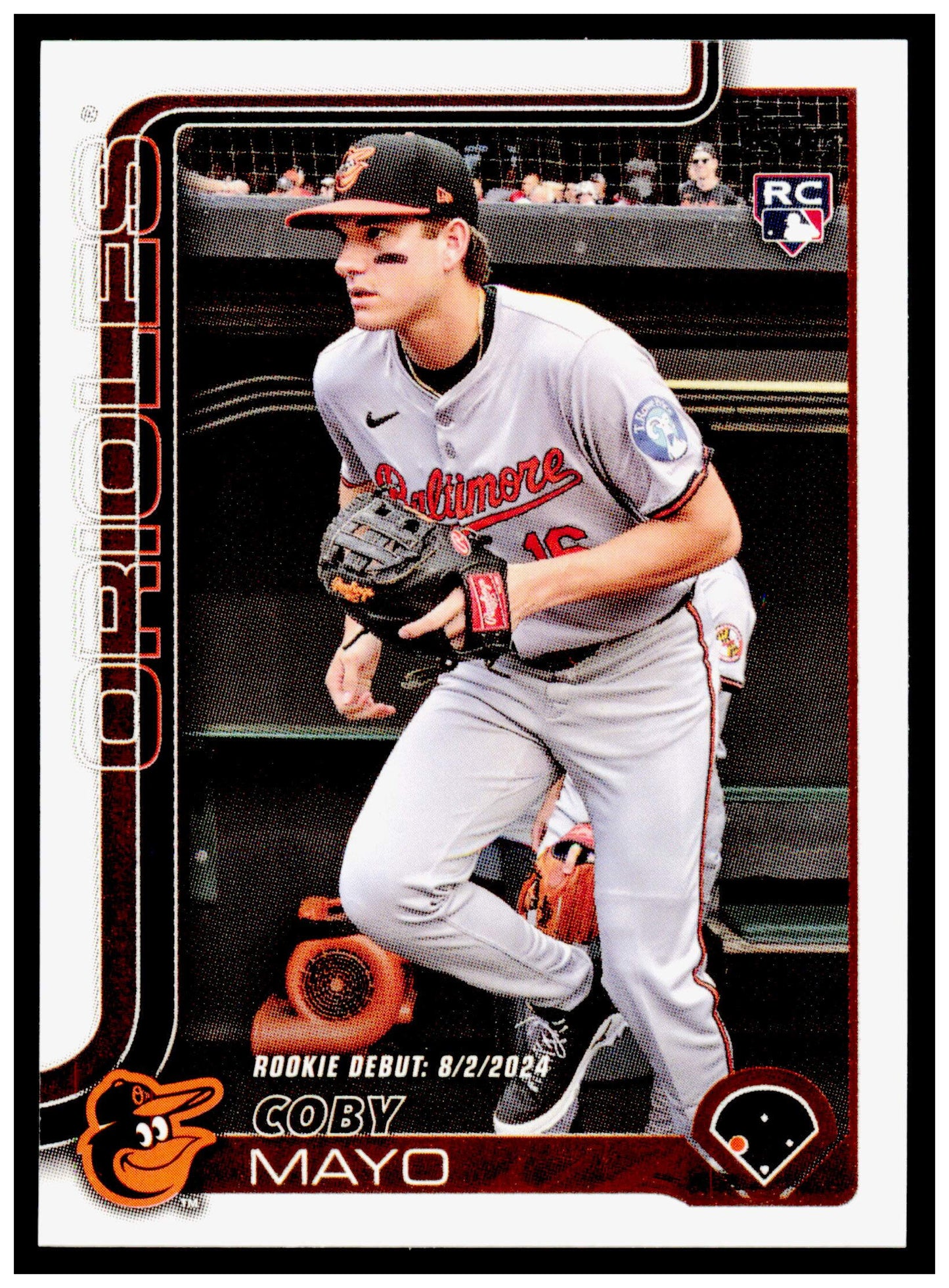 2025 Topps Update Coby Mayo Card Baltimore Orioles #US282
