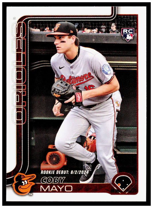 2025 Topps Update Coby Mayo Card Baltimore Orioles #US282