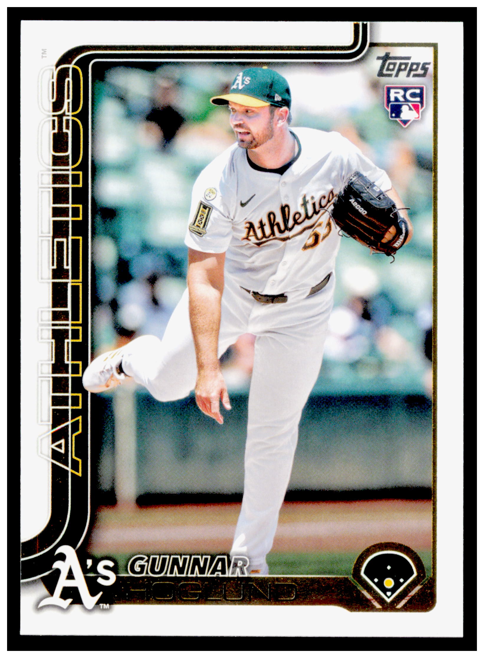 2025 Topps Update Gunnar Hoglund Card RC Athletics #US254