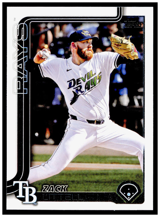 2025 Topps Update Zack Littell Card Tampa Bay Rays #US66