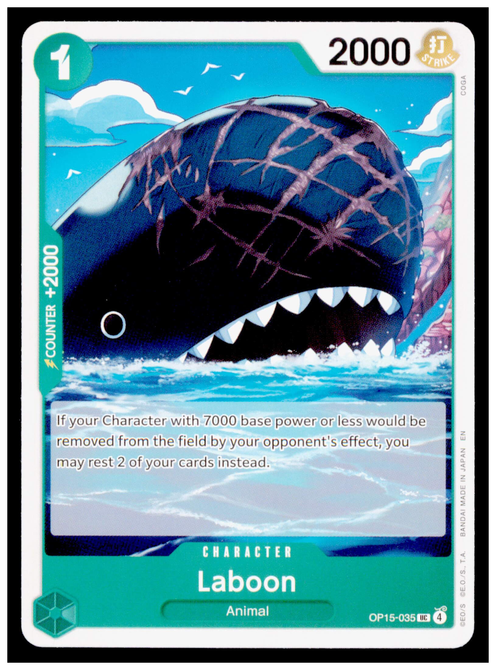 Adventure on Kami's Island #OP15-035 Laboon One Piece