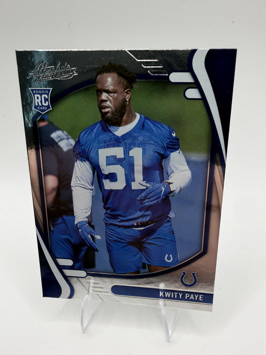2021 Panini Absolute #150 Kwity Paye Retail