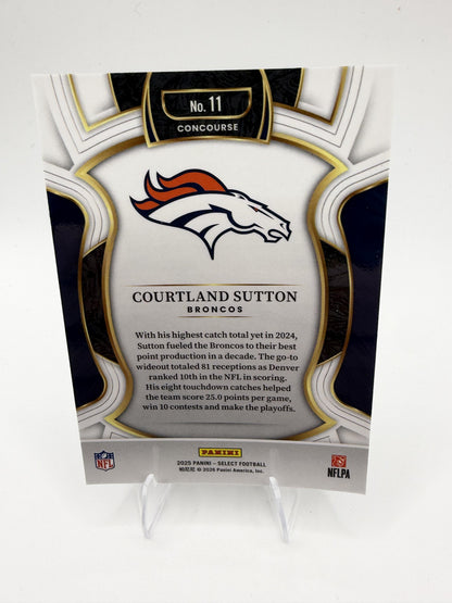 2025 Panini Select #11 Courtland Sutton