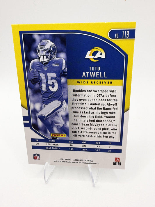 2021 Panini Absolute #119 Tutu Atwell Green