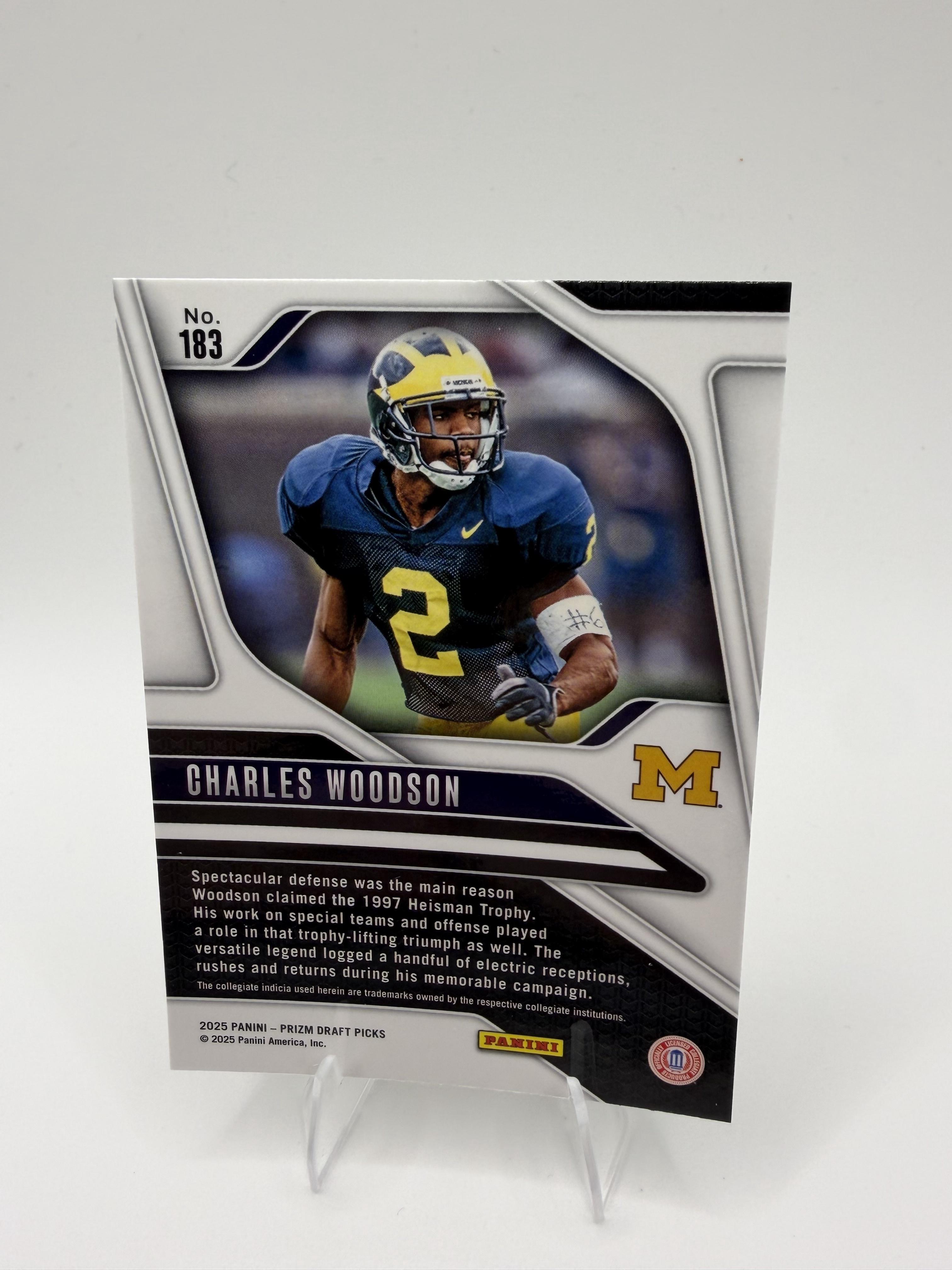 2025 Panini Prizm Draft Picks #183 Charles Woodson