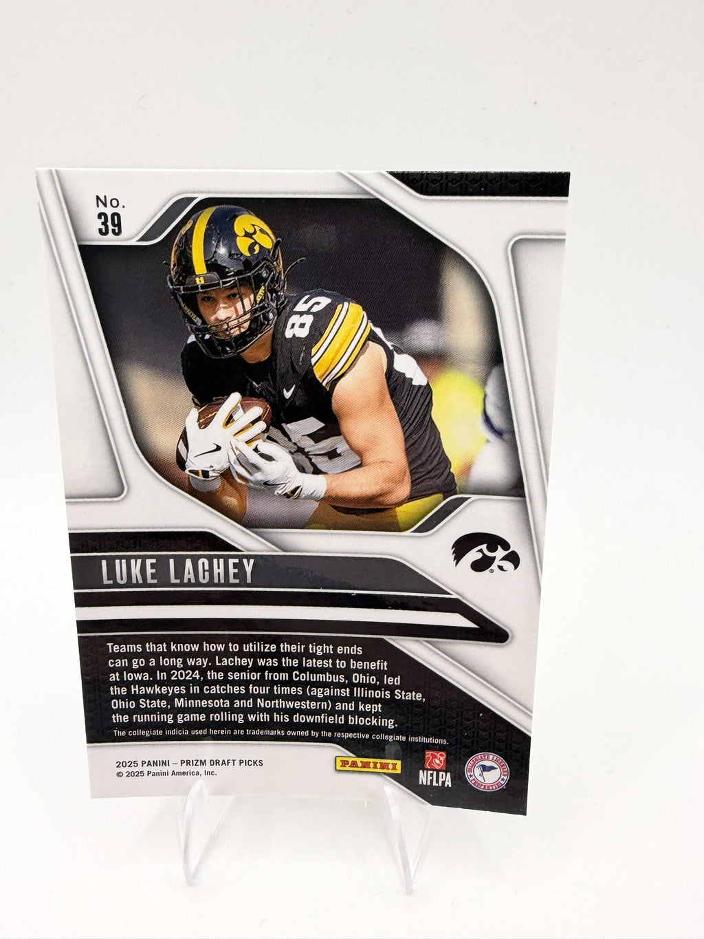 2025 Panini Prizm Draft Picks #39 Luke Lachey