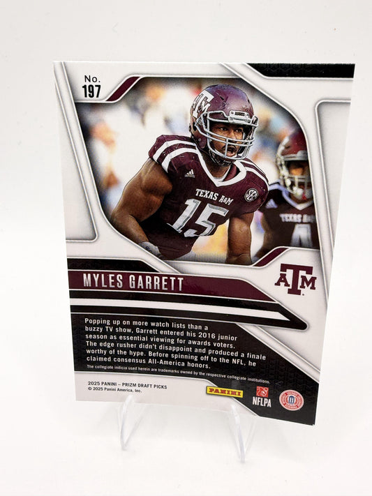 2025 Panini Prizm Draft Picks #197 Myles Garrett