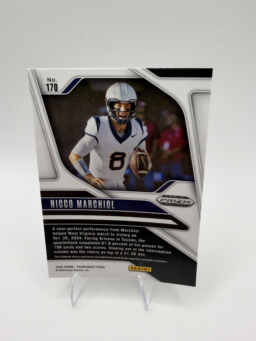 2025 Panini Prizm Draft Picks #170 Nicco Marchiol