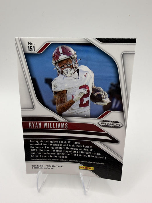 2025 Panini Prizm Draft Picks #151 Ryan Williams