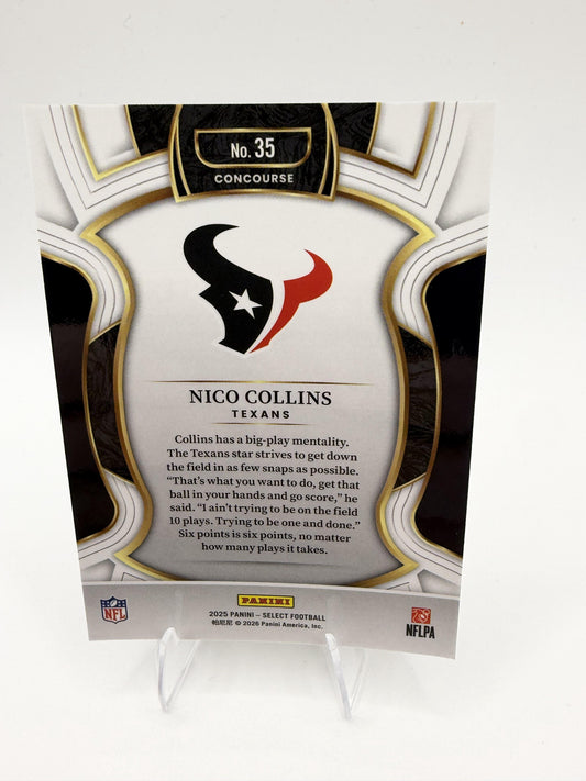 2025 Panini Select #35 Nico Collins