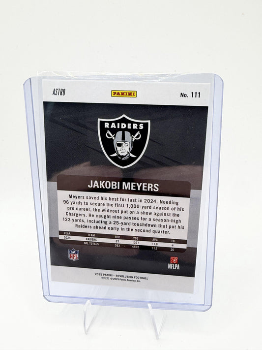 2025 Panini Revolution Jakobi Meyers Astro Parallel #111 Raiders