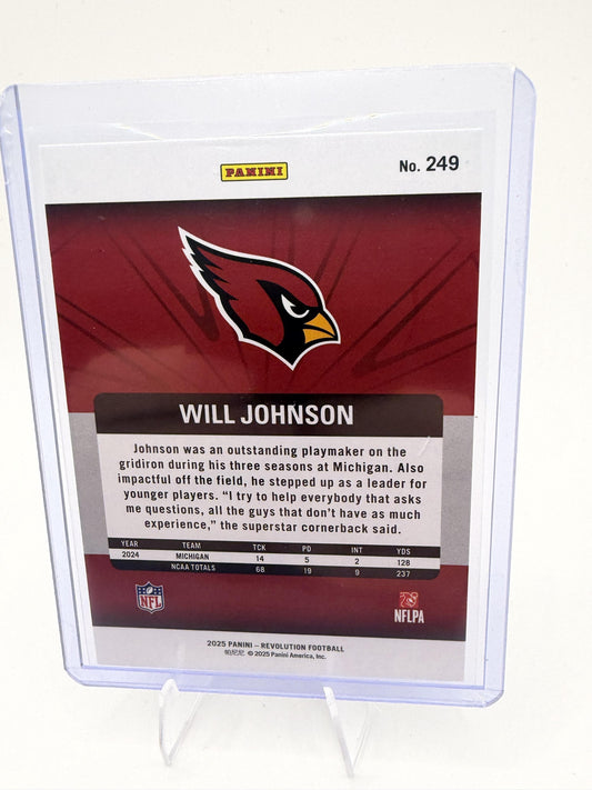2025 Panini Revolution #249 Will Johnson