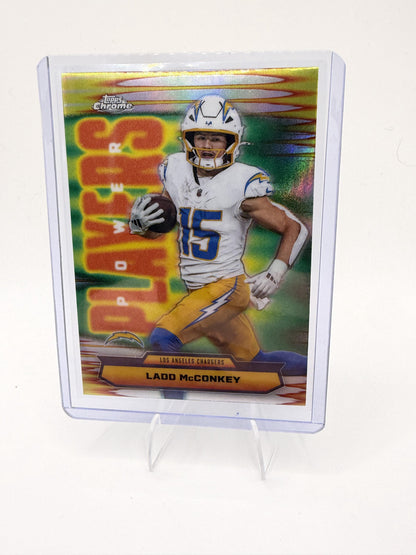 2025 Topps Chrome #PP-27 Ladd McConkey Power Players