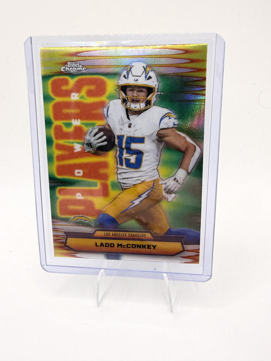 2025 Topps Chrome #PP-27 Ladd McConkey Power Players