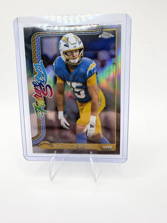 2025 Topps Chrome #FS-3 Ladd McConkey Future Stars Refractor
