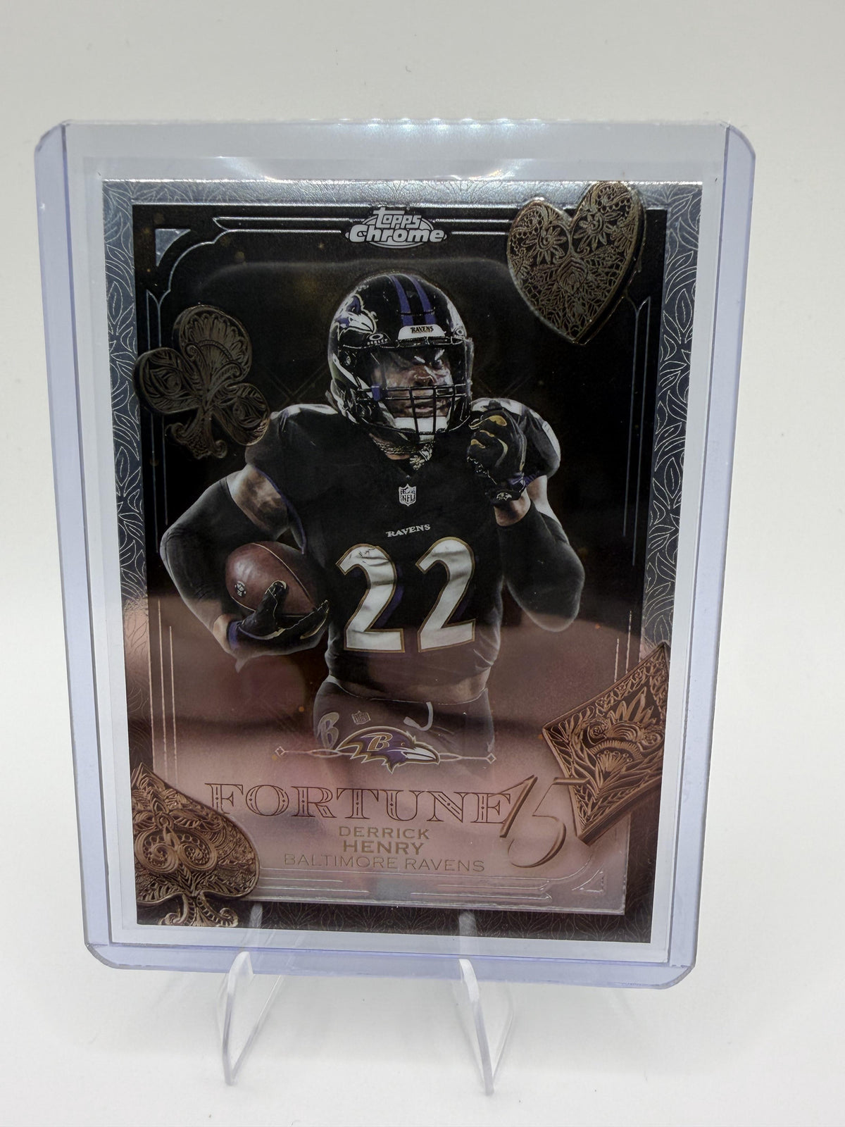 2025 Topps Chrome #F15-10 Derrick Henry Fortune 15