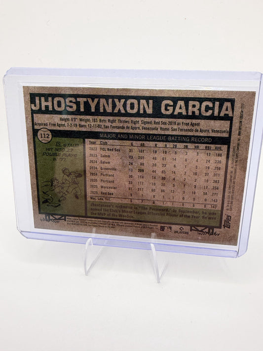 2026 Topps Heritage #112 Jhostynxon Garcia Chrome