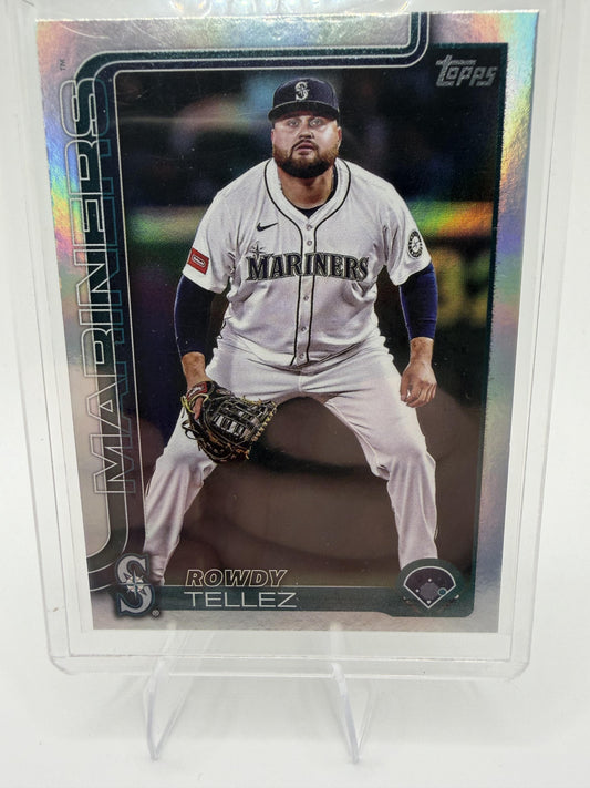 2025 Topps Update Rowdy Tellez Rainbow Foil #US19 Seattle Mariners Parallel