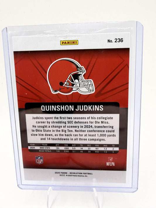 2025 Panini Revolution #236 Quinshon Judkins