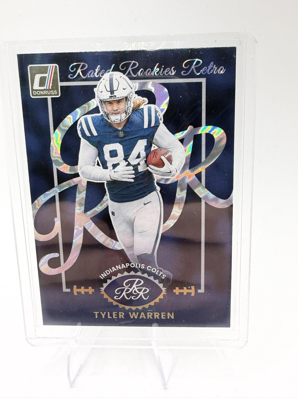 2025 Donruss #9 Tyler Warren Rated Rookies Retro