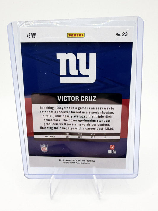2025 Panini Revolution Victor Cruz Astro Parallel #23 Giants
