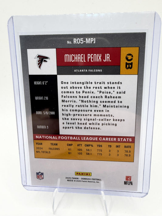 2025 Donruss #R05-MPJ Michael Penix Jr. Retro 2005