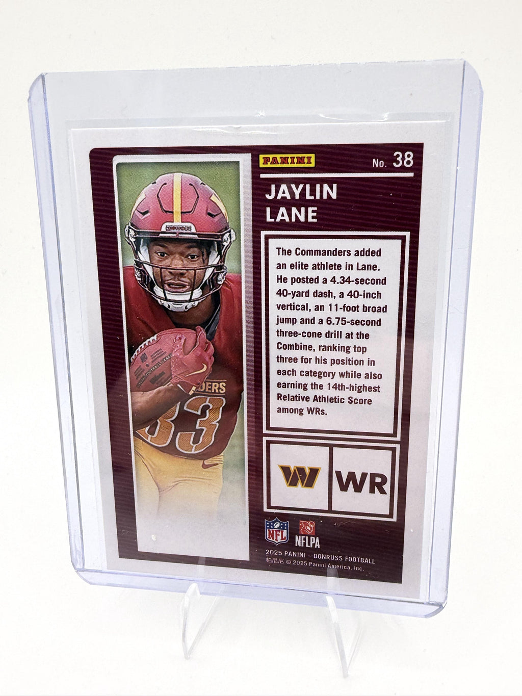 2025 Donruss #38 Jaylin Lane The Rookies
