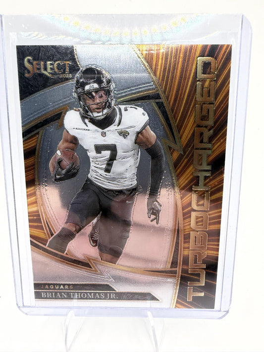 2025 Panini Select #24 Brian Thomas Jr. Turbocharged