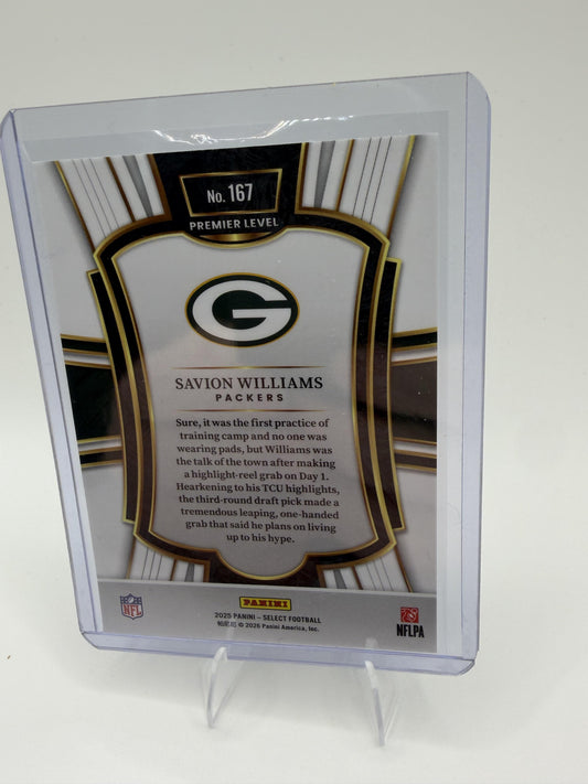 2025 Panini Select #167 Savion Williams